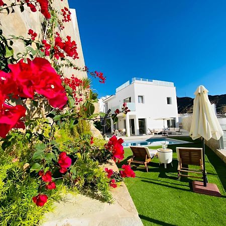 Dream Villa With Heated Pool, Rooftop & Ocean Views Mogán Extérieur photo