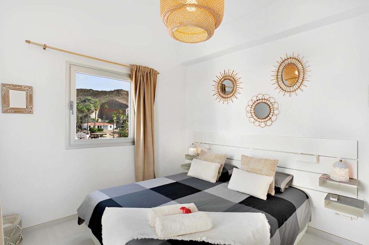 Dream Villa With Heated Pool, Rooftop & Ocean Views Mogán Extérieur photo